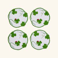Lucky Coaster Green Set Of 4 atelier houriatazi lucky coaster green set of 4