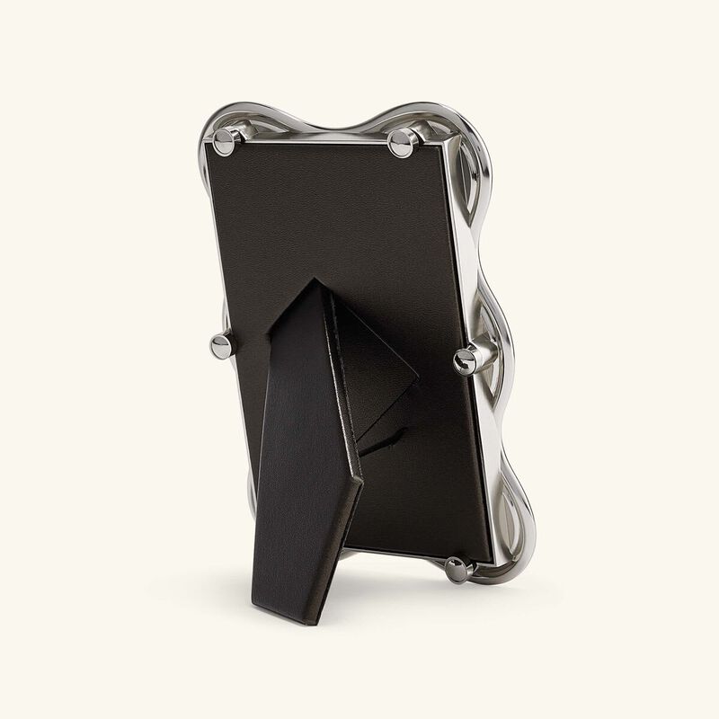 l objet ripple frame 10x15 cm platinum