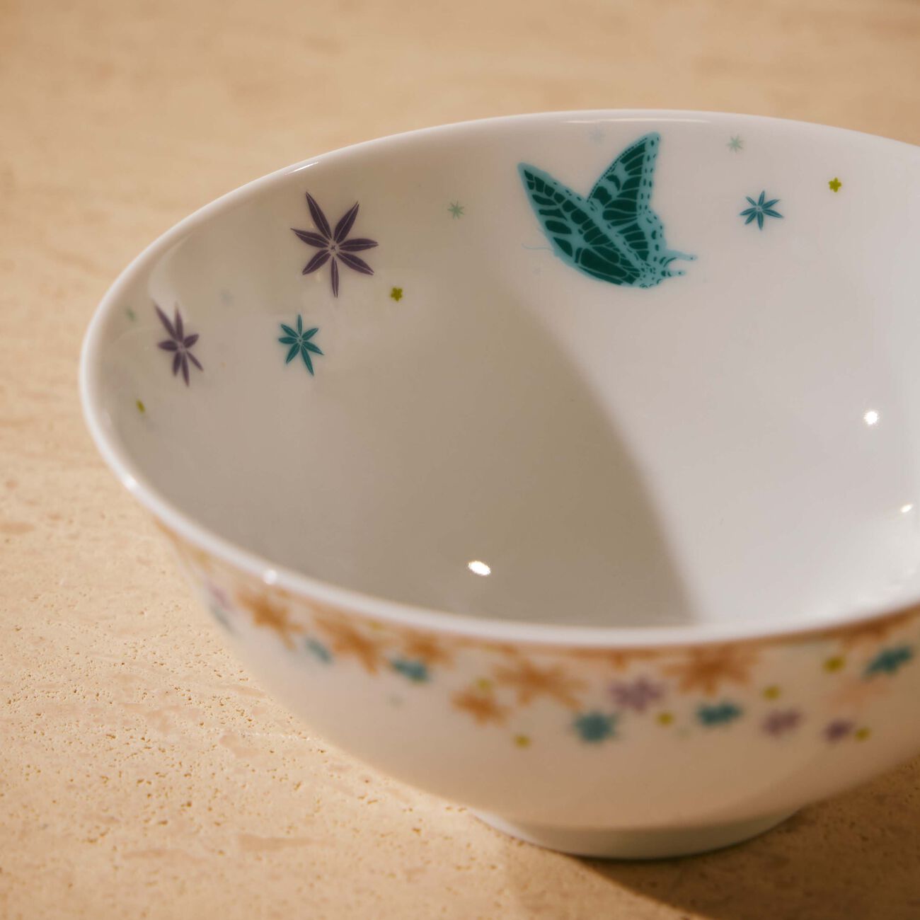 bernardaud feerie michael cailloux rice bowl blue 12cm