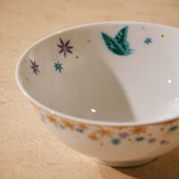 bernardaud feerie michael cailloux rice bowl blue 12cm