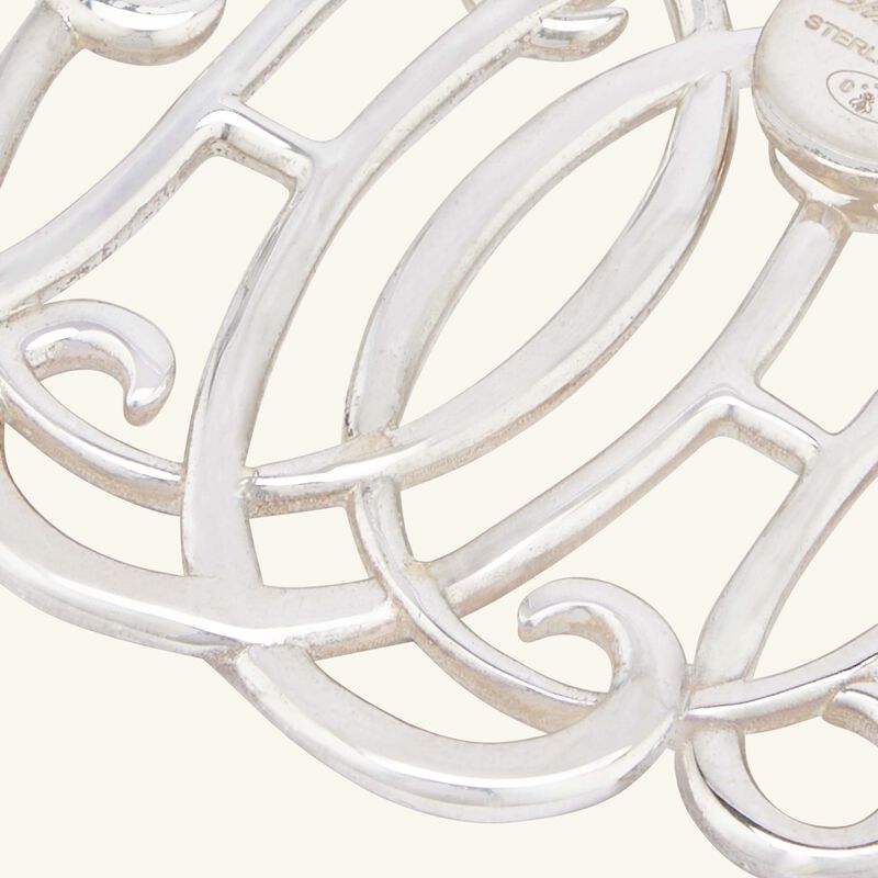 Mavelot HO Key Chain Sterling Silver christofle mavelot ho key chain sterling silver