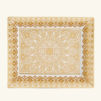 برناردو صينية الحلى والمجوهرات فينيس مستطيلة صغيرة باللون الذهبي