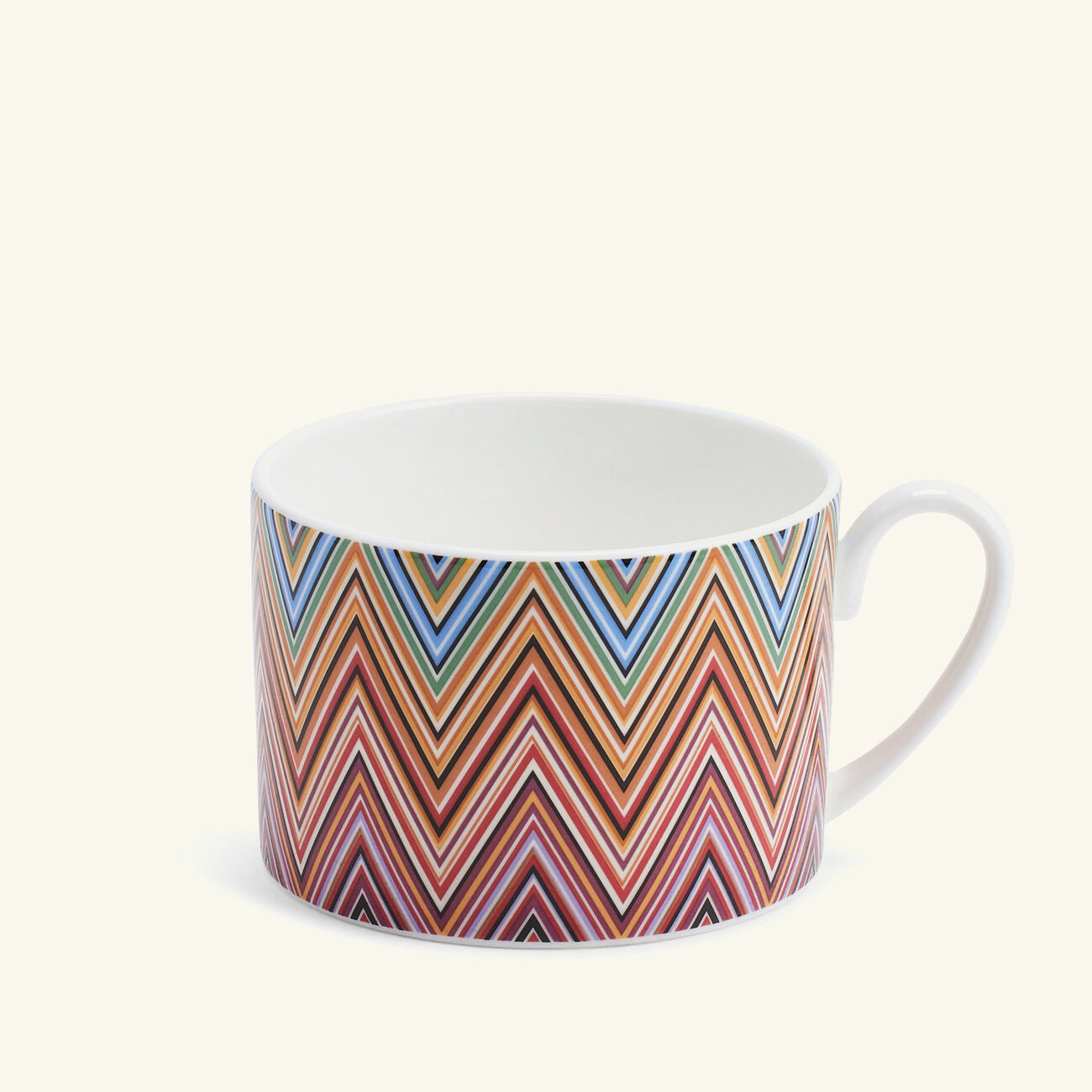 Zig Zag Jarris Tea Cup & Saucer Set of 6 missoni home zig zag jarris tea cup saucer set of 6