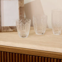 ZIG ZAG Water Glass Clear missoni home zig zag water glass clear