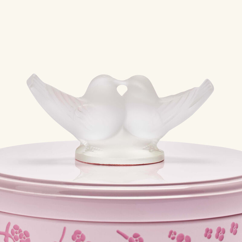 lalique fleurs de cerisier box small pink