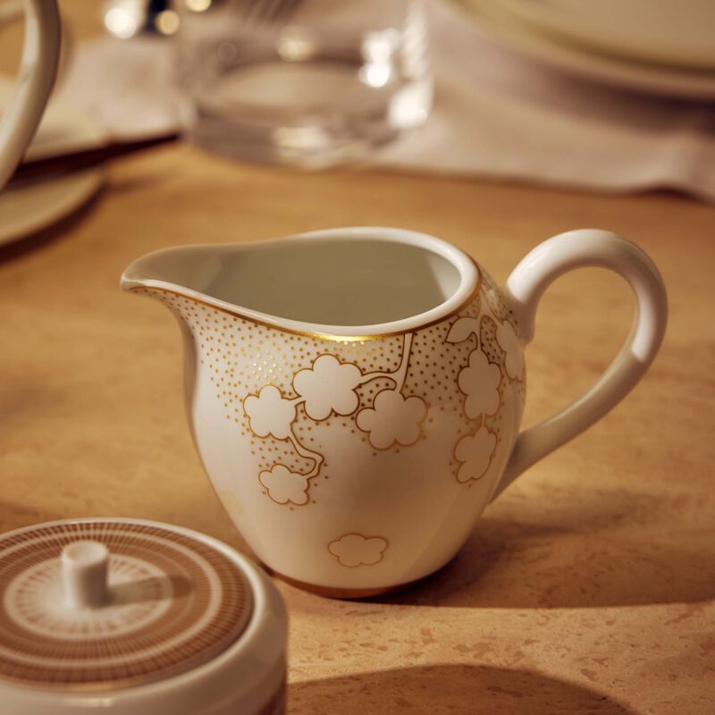 bernardaud reves milk pitcher gold