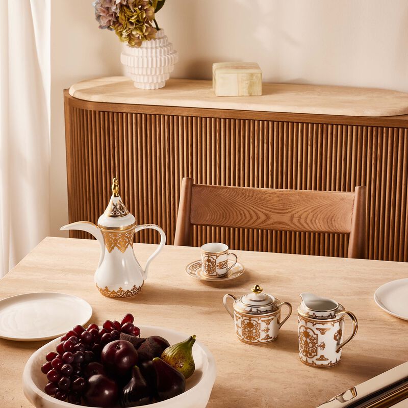 bernardaud venise coffee pot gold