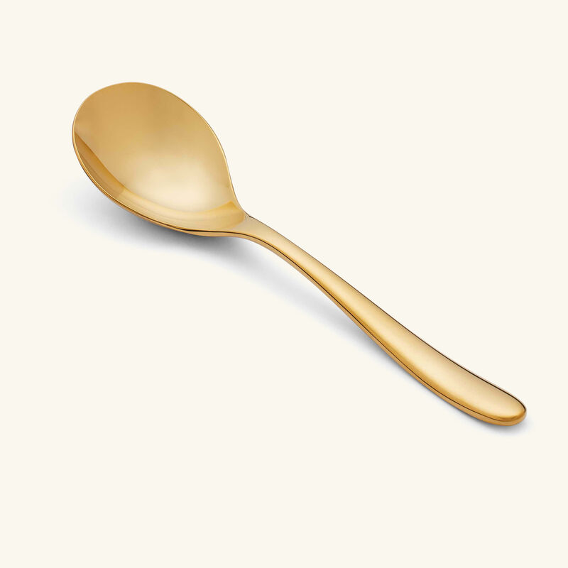 christofle l  ame de cream soup spoon gold