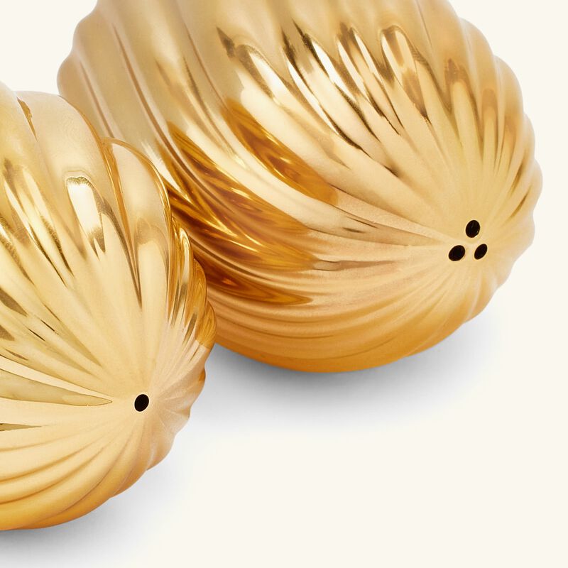 l objet ripple spice jewels salt and pepper shakers gold set of 2
