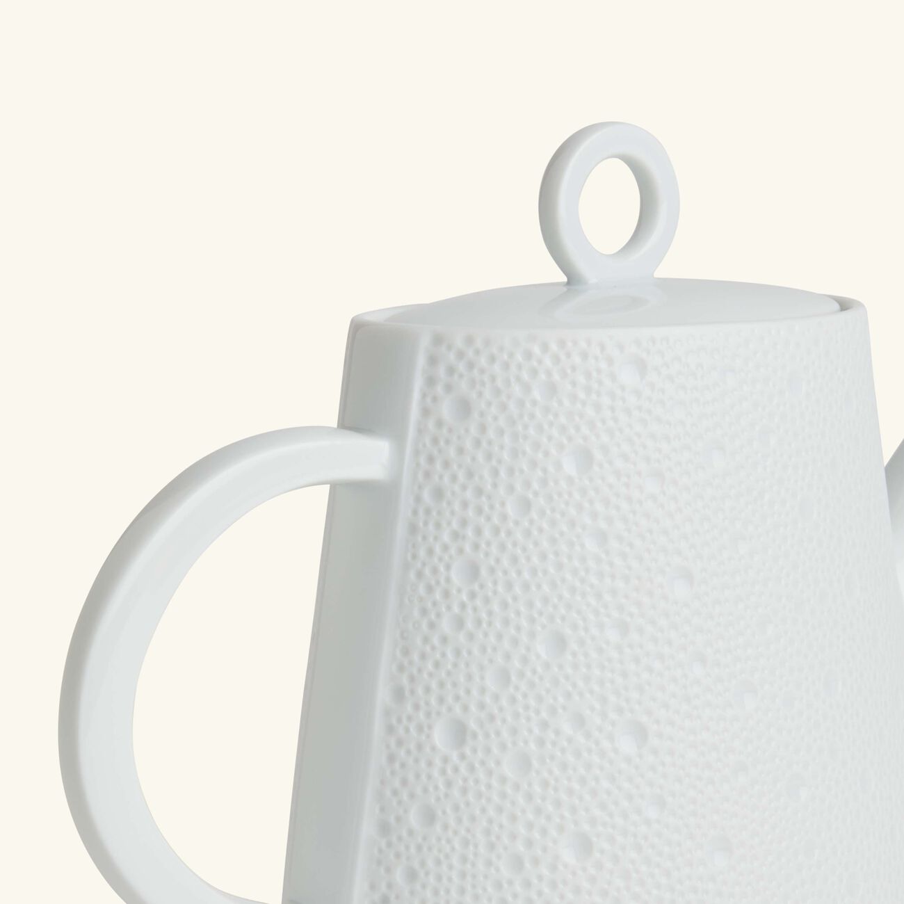 bernardaud ecume tea pot white
