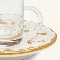 Taormina Arabic Tea Cup & Saucer Gold villari taormina arabic tea cup saucer gold