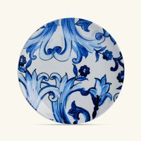 dolce gabbana casa blu mediterraneo stella charger plate blue round 31cm