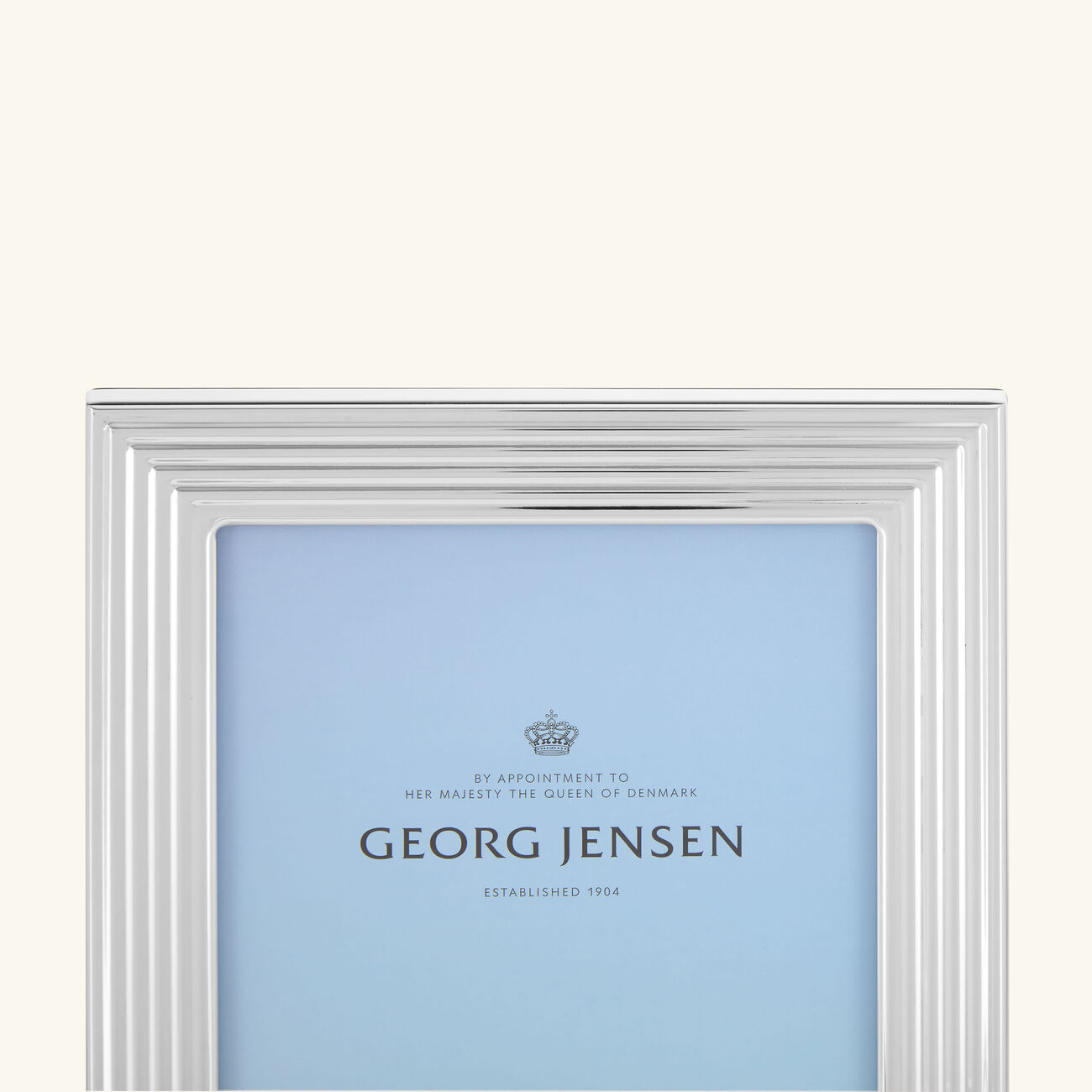 georg jensen bernadotte picture frame silver medium