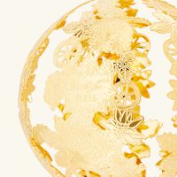 christofle bouquet givr  2025 christmas ornament silver plated gold