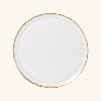 bernardaud pompadour tart platter round gold 32cm