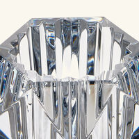 باكارا طقم لوكسور مؤلف من كوبين للشموع باللون الشفاف