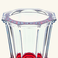 baccarat harcourt 1841 vase medium red