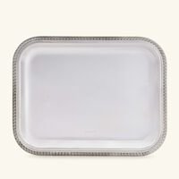 كريستوفل صينية الضيافة مالميزون مستطيلة صغيرة باللون الفضي 26 سم