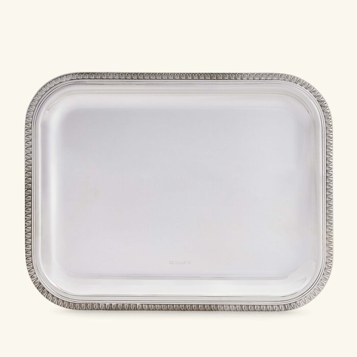 christofle malmaison serving tray rectangular small silver plated 26cm