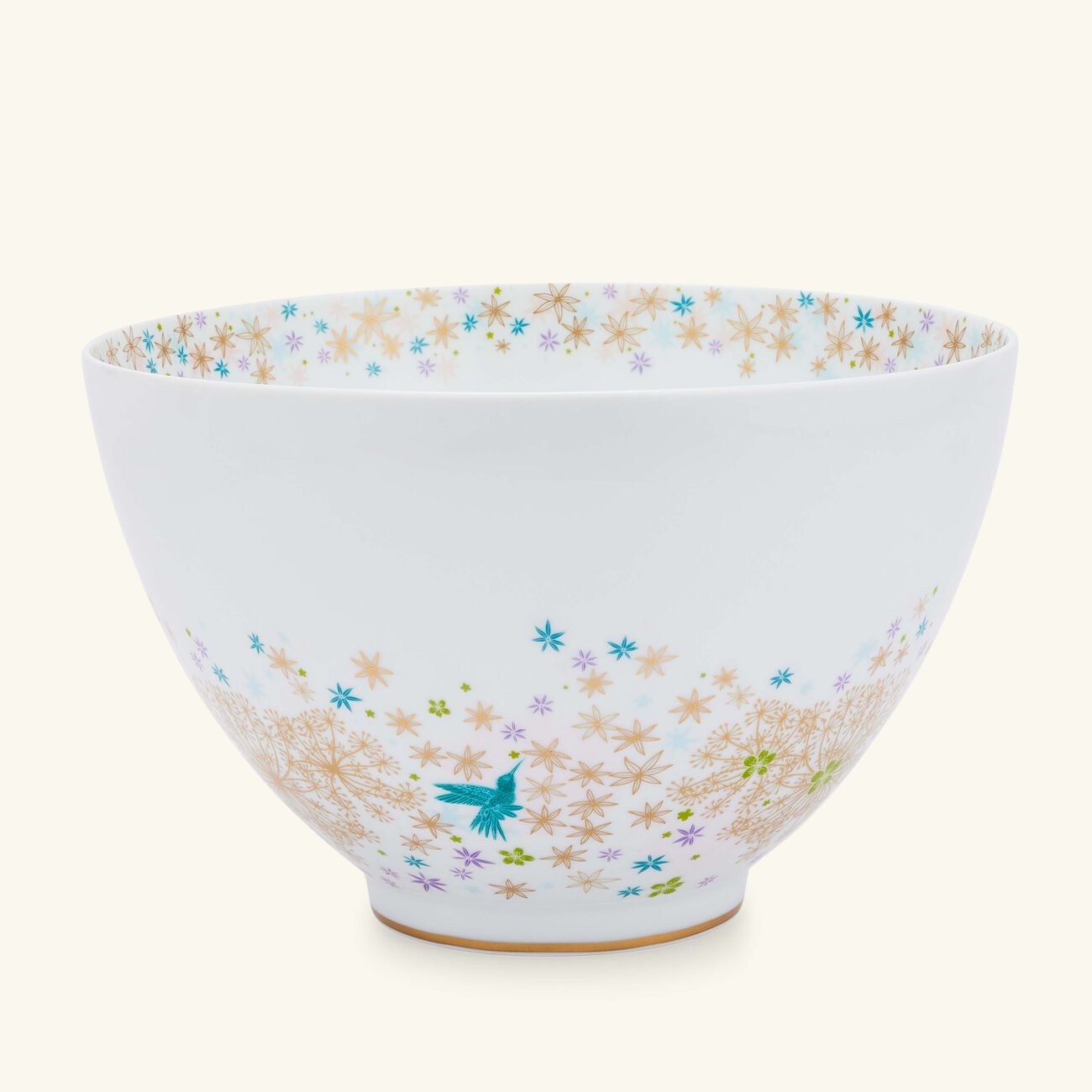 bernardaud feerie michael cailloux salad bowl pink 27cm