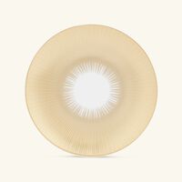 bernardaud sol bread   butter plate round gold 16cm