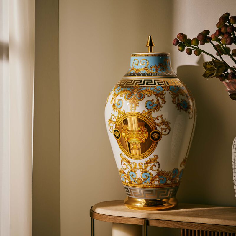 versace prestige gala vase extra large blue