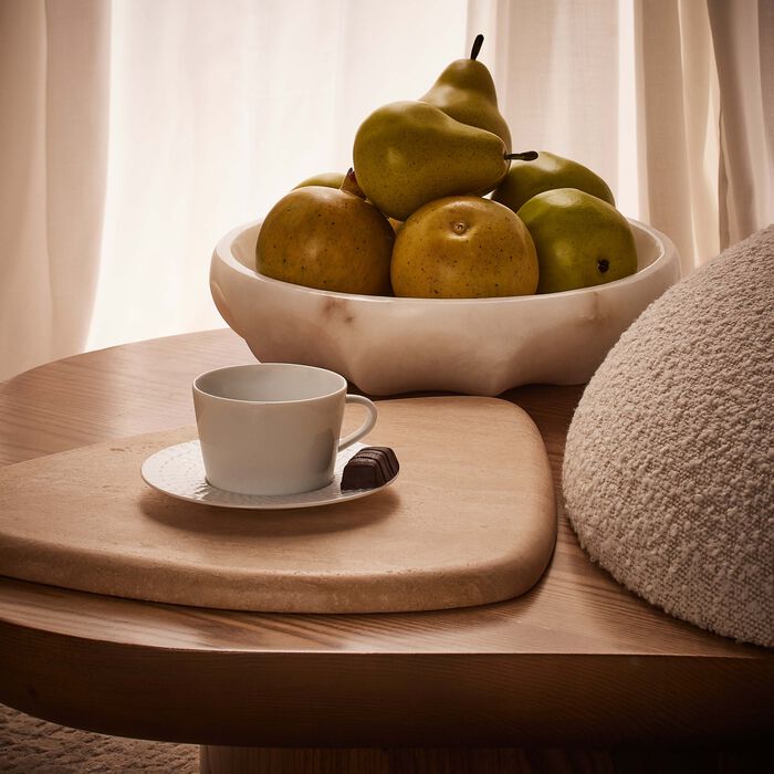 bernardaud twist tea cup   saucer white