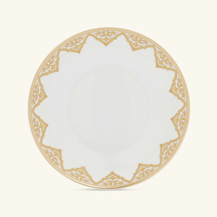 bernardaud venise soup plate round gold 19cm