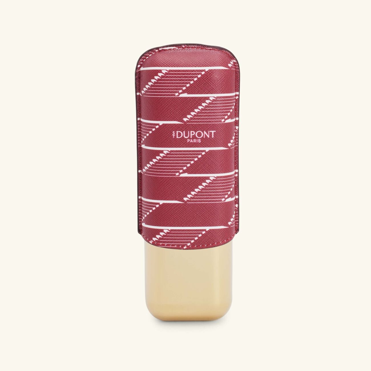 Monogram 1872 2 Cigar Case Burgundy st dupont monogram 1872 2 cigar case burgundy