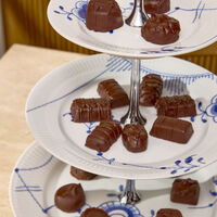 Blue Fluted Mega 3 Tier Cake Stand White royal copenhagen blue fluted mega 3 tier cake stand white