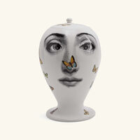 fornasetti farfalle vase medium white