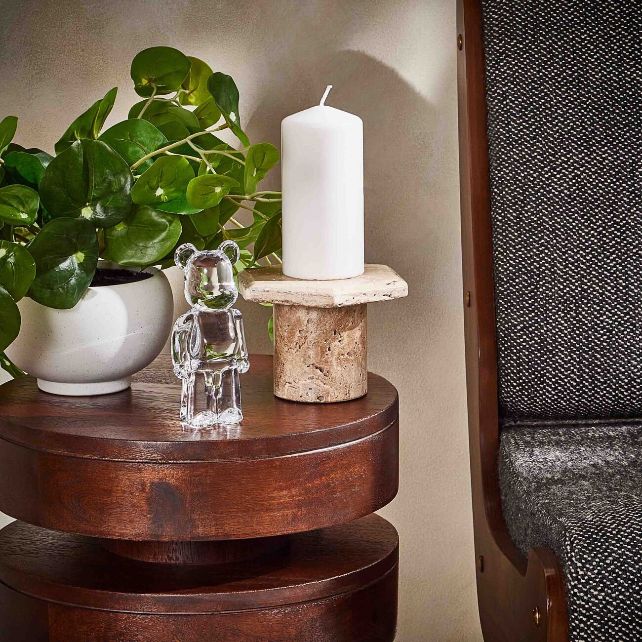 baccarat be rbrick figurine mini clear