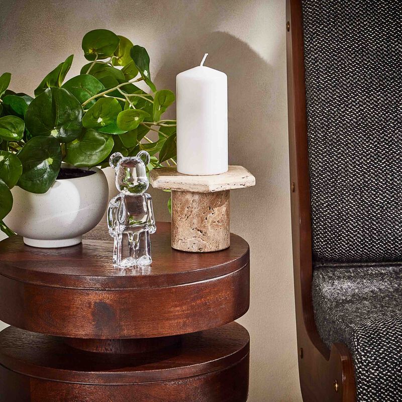 baccarat be rbrick figurine mini clear