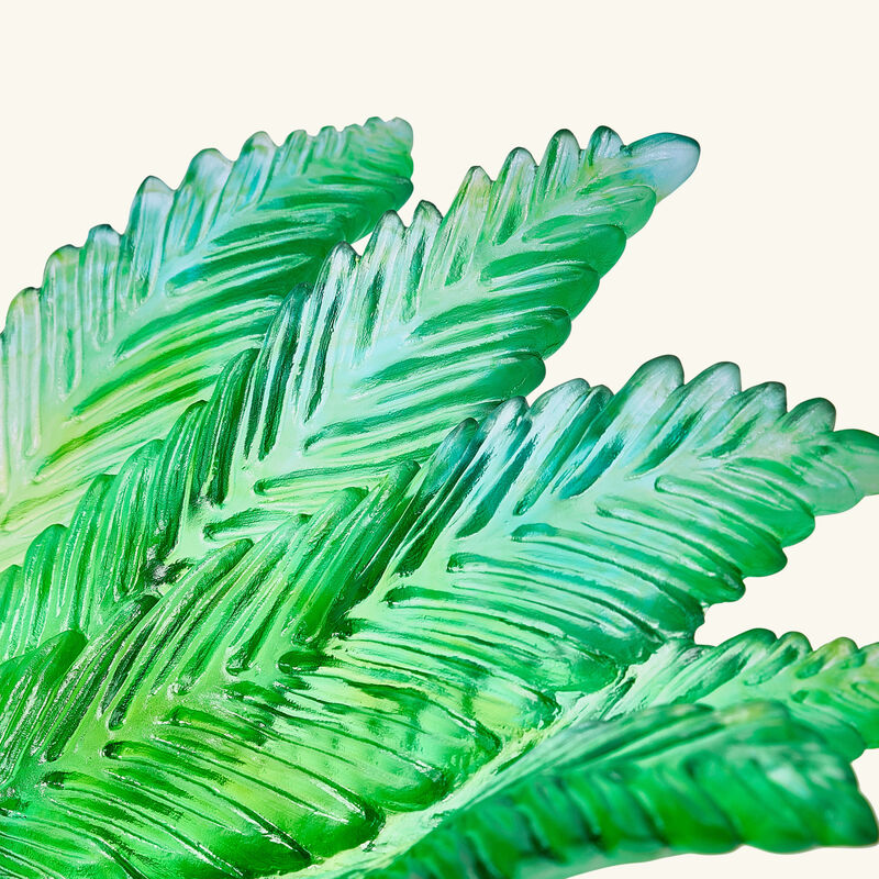 daum palm beach centerpiece green