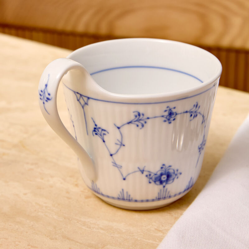 royal copenhagen blue fluted plain mug