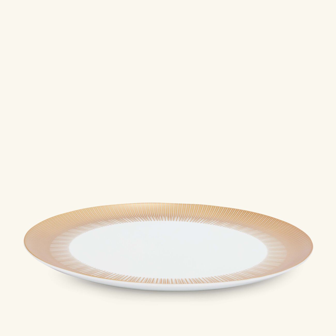 برناردو طبق الضيافة سول بيضاوي باللون الذهبي 32 سم