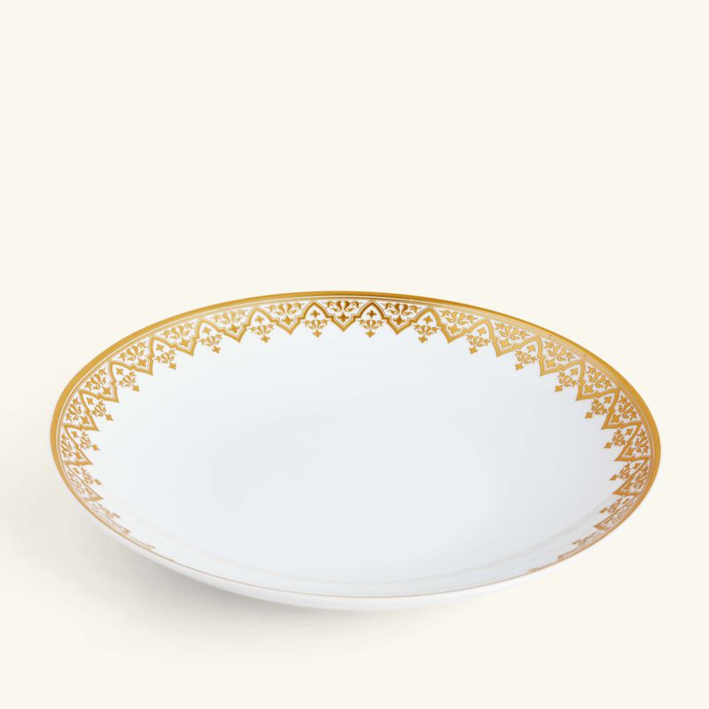 bernardaud venise deep dish round gold 29cm