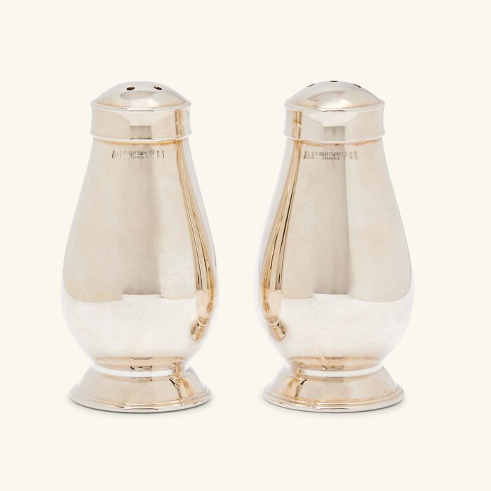 christofle albi salt   pepper shakers silver plated