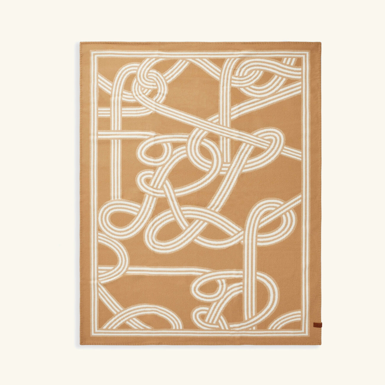 رالف لورين هوم بطانية بيركن باللون البني