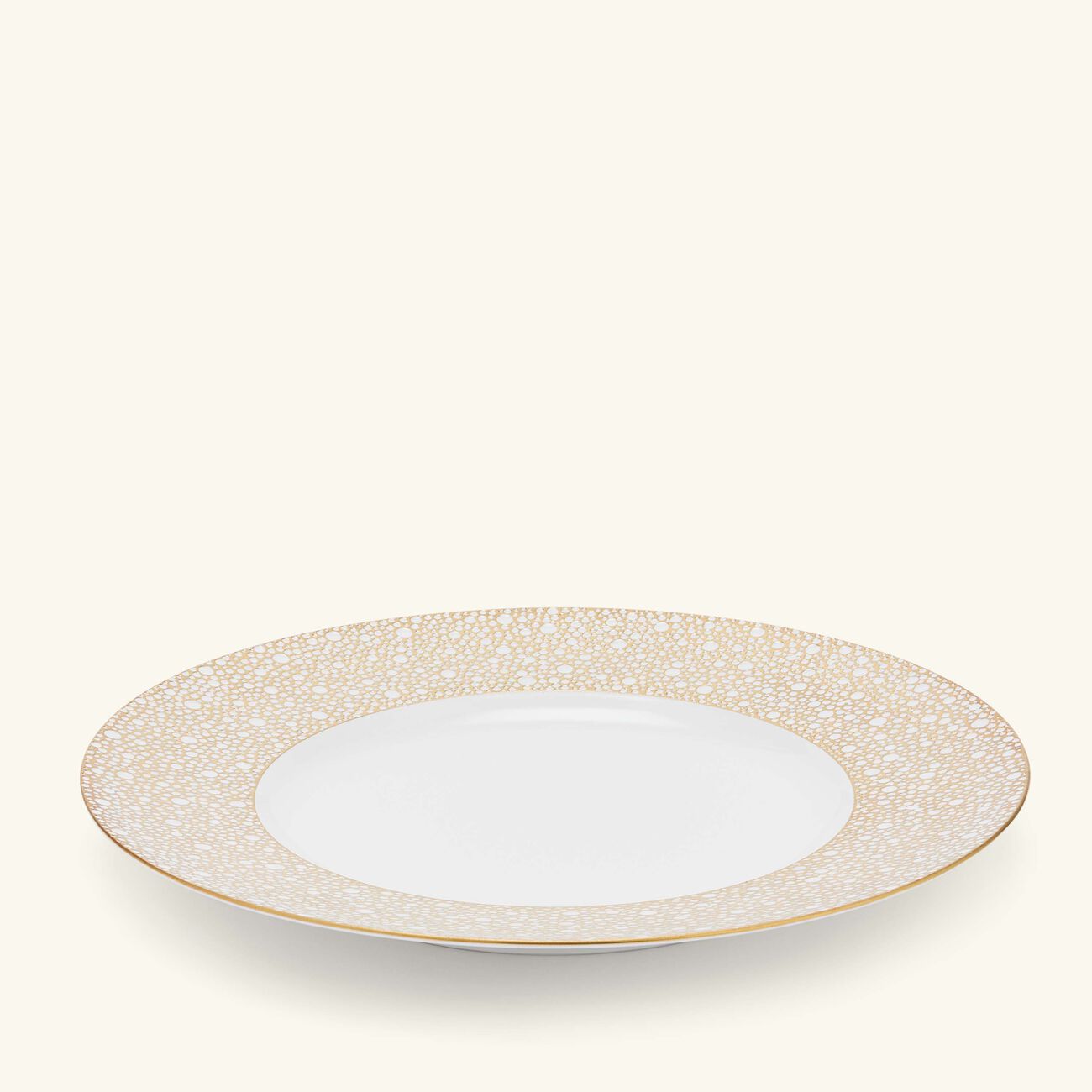bernardaud mordore bread   butter plate round gold 16cm