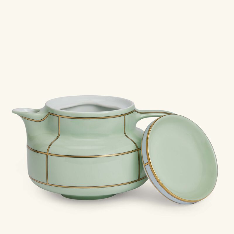 ginori 1735 diva teapot green