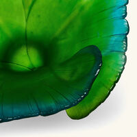 قطعة ديكور مركزية جينكو خضراء دوم قطعة ديكور مركزية جينكو خضراء