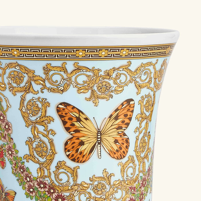 le jardin de versace vase small blue