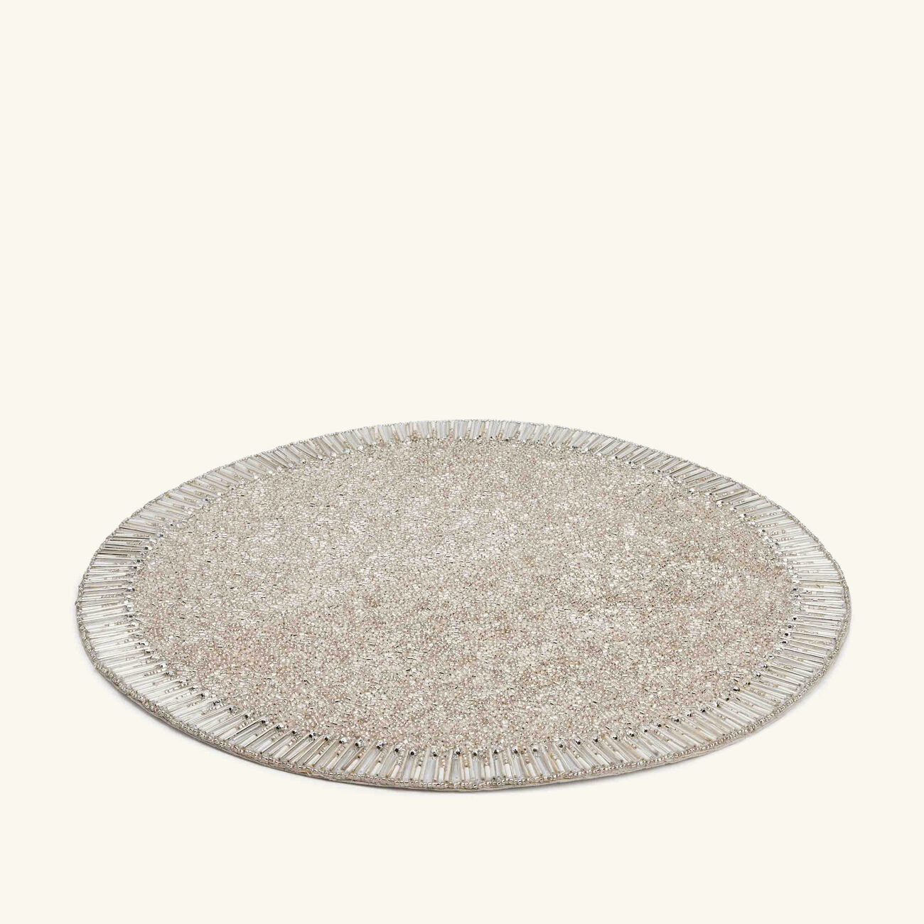 kim seybert bevel placemat silver