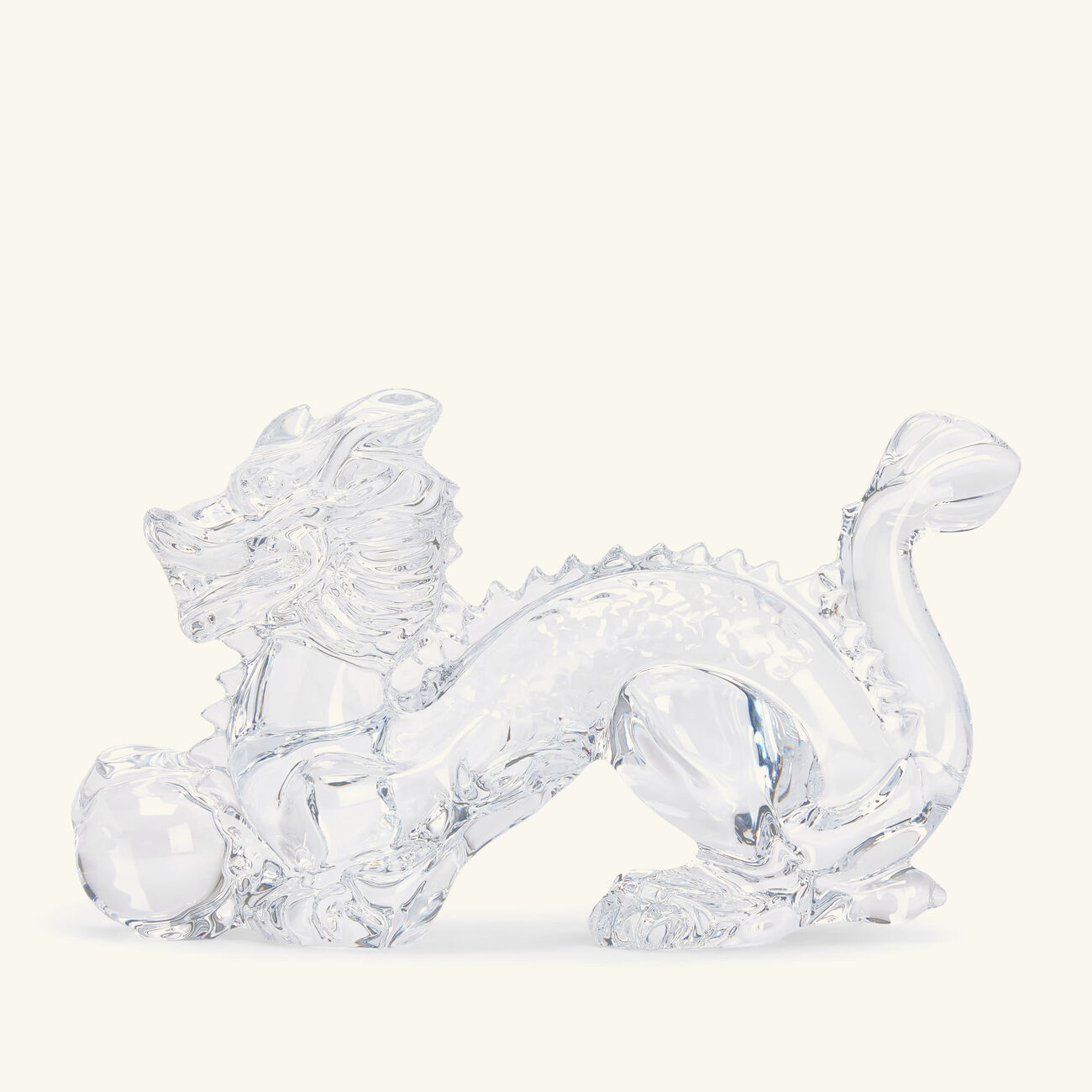 baccarat zodiaque dragon figurine mini clear