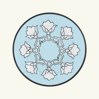 بينتو باريس طبق الخبز جايبور دائري أزرق فاتح 15 سم