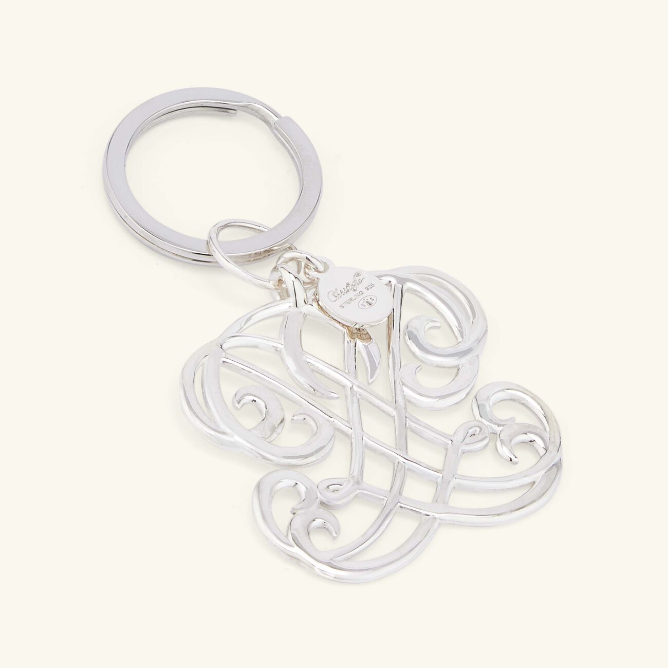 Mavelot LP Key Chain Sterling Silver christofle mavelot lp key chain sterling silver