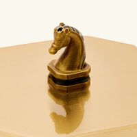 إيرا أودايبور طقم أشوا مخواص مؤلف من علبتين لحفظ التوابل باللون الذهبي   مصمم كهدية