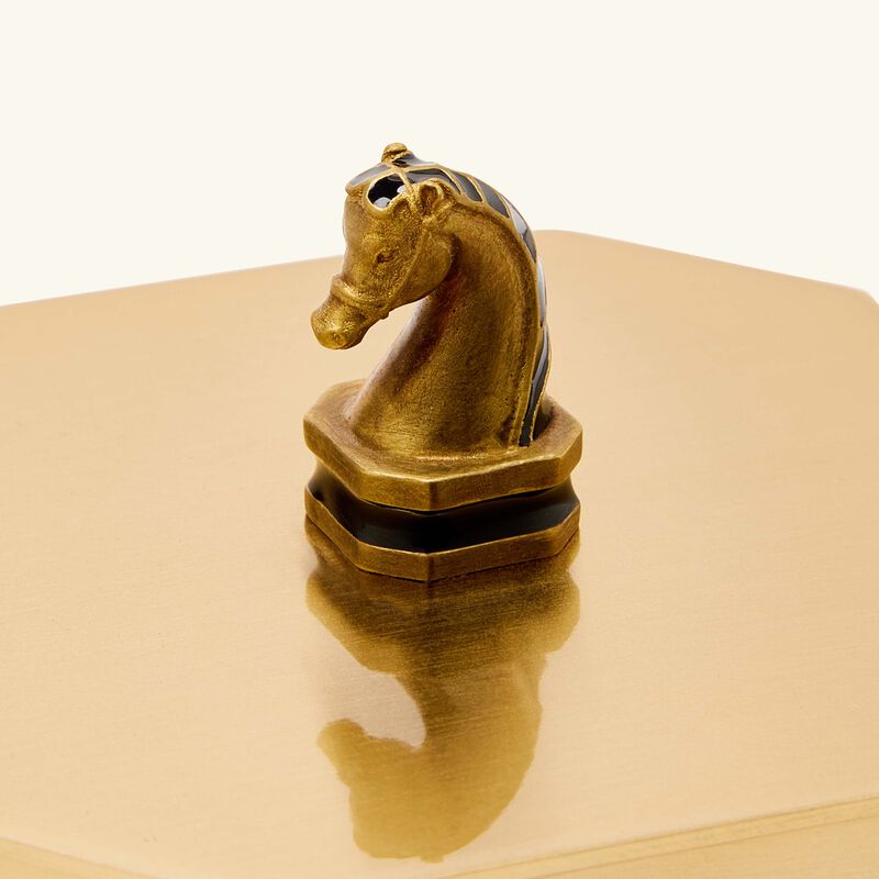 إيرا أودايبور طقم أشوا مخواص مؤلف من علبتين لحفظ التوابل باللون الذهبي   مصمم كهدية