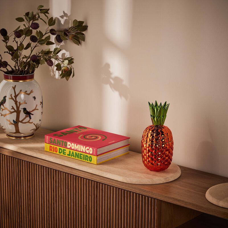 Victoria Pineapple Box Orange bernardaud victoria pineapple box orange